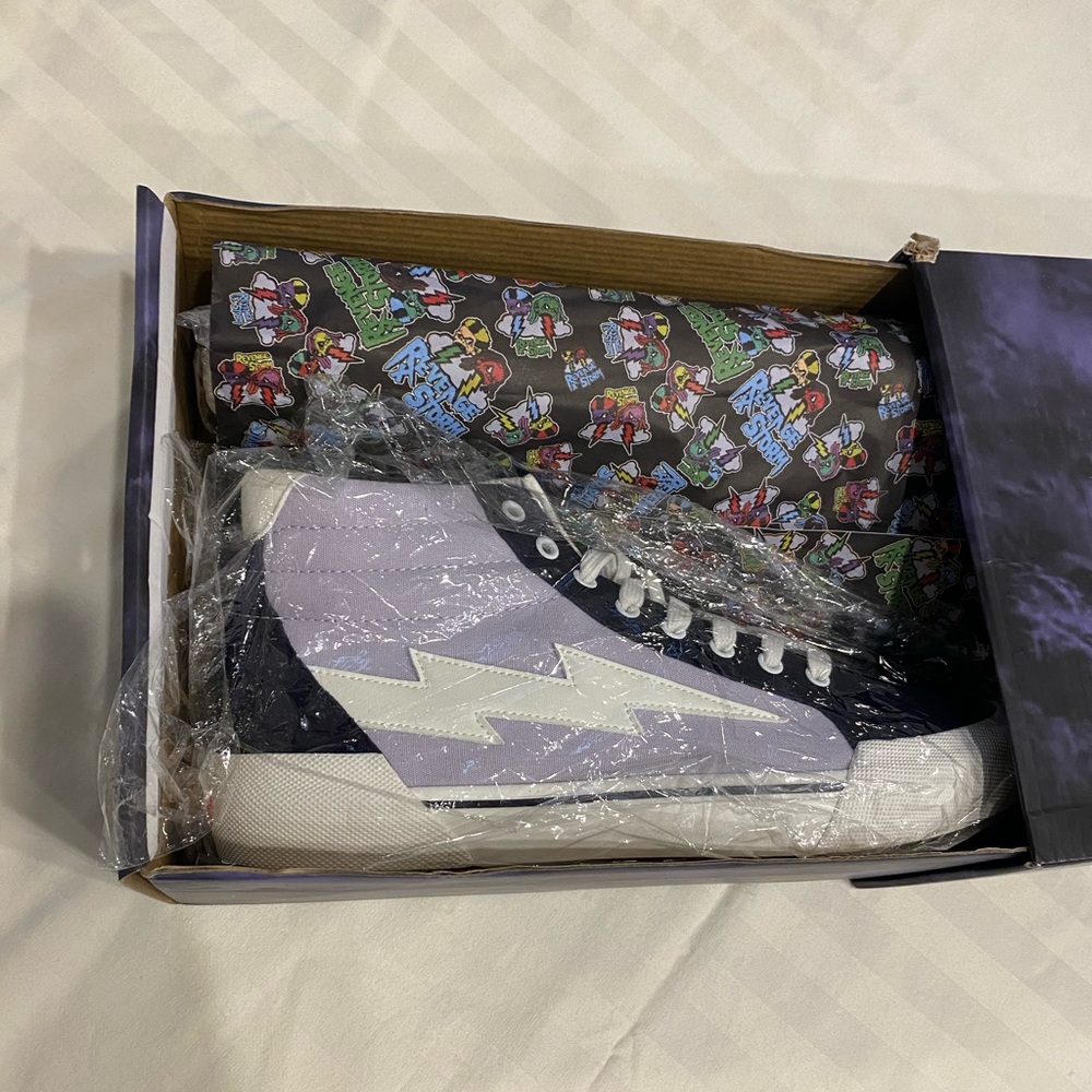 Revenge x Storm High Top Sneakers Vol. 2 | Size 12 | Colorway Lilac/Dark Navy